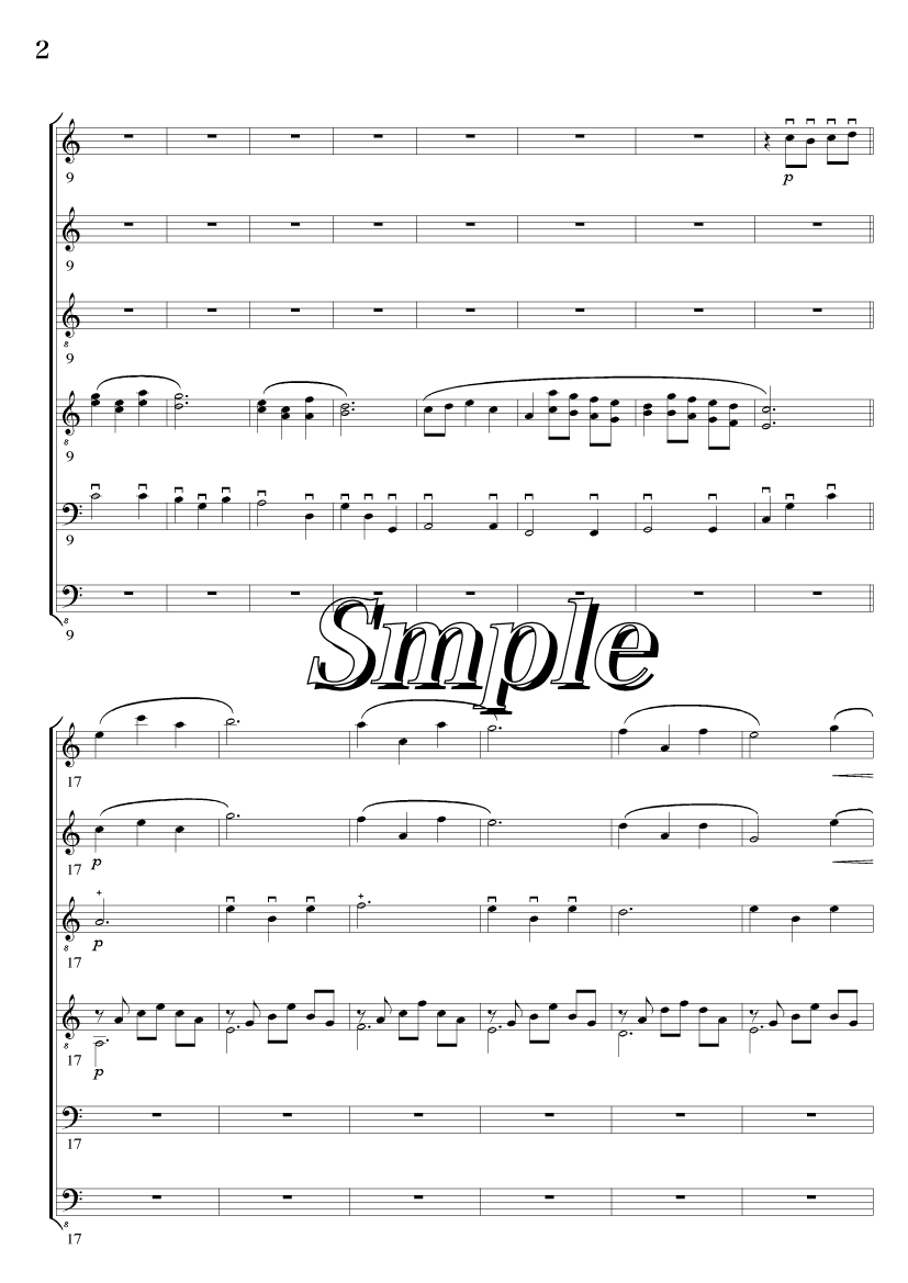 Sample Score